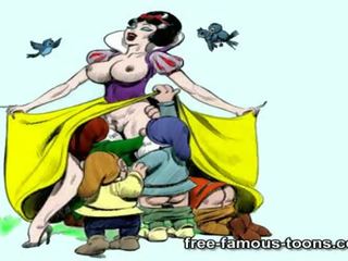 Snowwhite và dwarfs x xếp hạng kẹp bắt chước