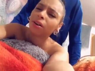 Exotic charming petite ebony homemade cellphone teen sextape