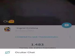 Brasileira se mostrando nincs periscope