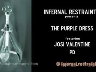 Josi valentine nakatali sa a purple bestida